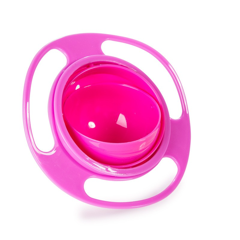 360° Spill-Proof Baby Bowl – Rotating, Non-Spill & Mess-Free | Baby JackPot™