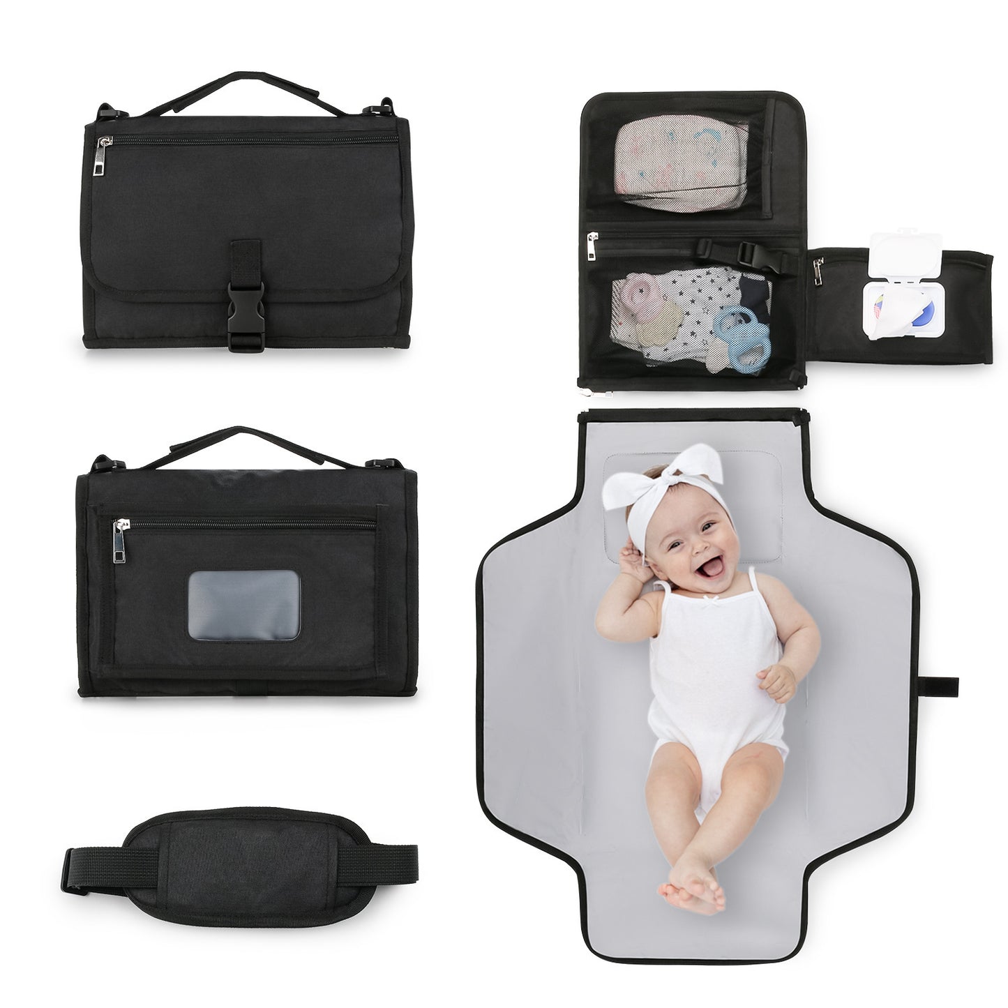 Folding Waterproof Portable Baby Diaper Pad  |  Baby JackPot™