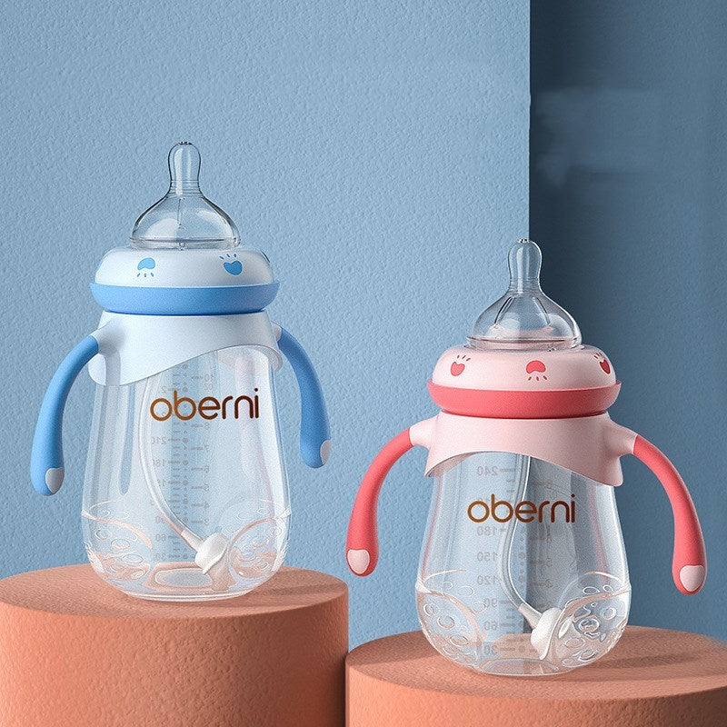 Wide-Caliber Baby Bottle – Anti-Colic, Spill-Proof & BPA-Free | Baby JackPot™