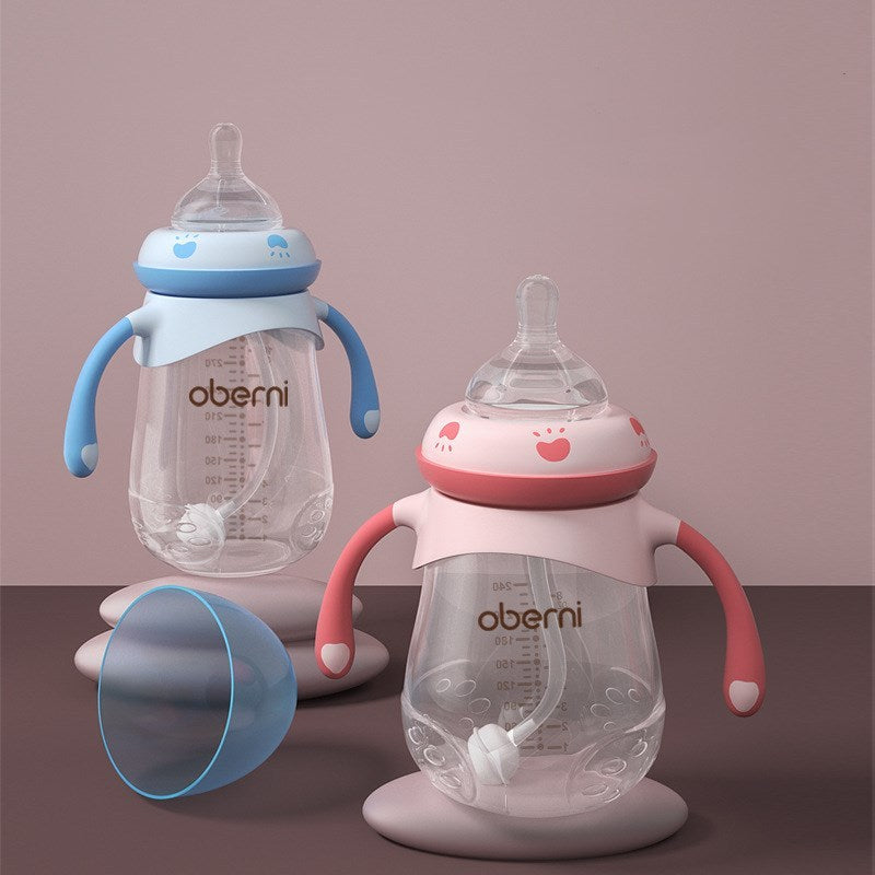 Wide-Caliber Baby Bottle – Anti-Colic, Spill-Proof & BPA-Free | Baby JackPot™