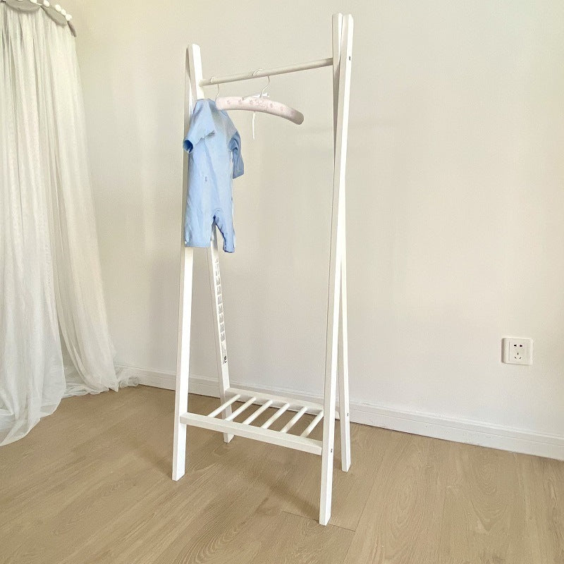 Children's Solid Wood Hangers Household Drying Racks Floor-to-ceiling | Baby JackPot™