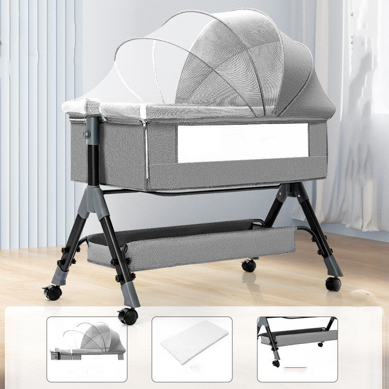 Baby Splicing Portable Multifunctional Mobile Folding Cradle Bed  | Baby JackPot™