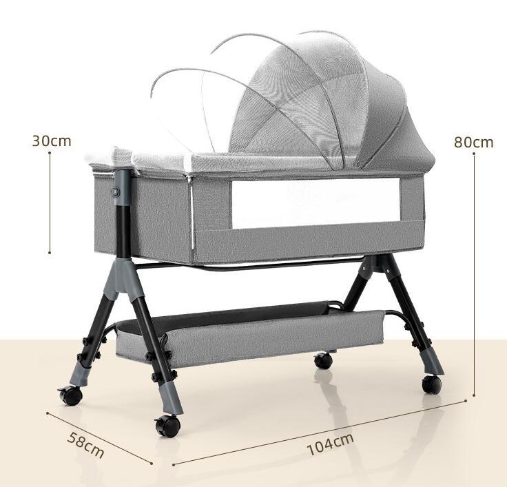 Baby Splicing Portable Multifunctional Mobile Folding Cradle Bed  | Baby JackPot™