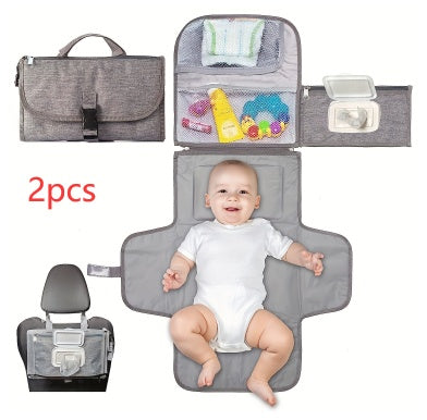 Portable Waterproof Baby Change Pilch  |  Baby JackPot™