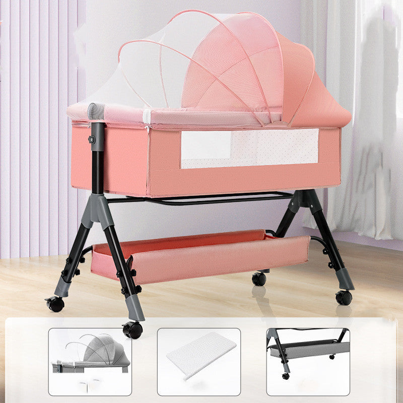 Baby Splicing Portable Multifunctional Mobile Folding Cradle Bed  | Baby JackPot™