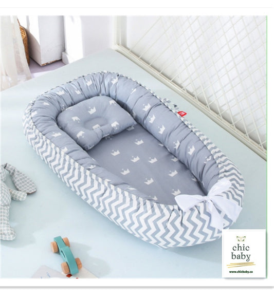 Portable Baby Crib – Removable & Washable Travel Bed | Baby JackPot