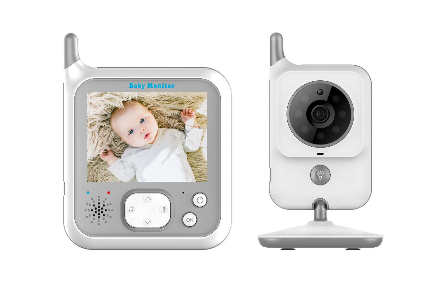 Wireless Video Color Baby Monitor Luminous Portable  | Baby JackPot™