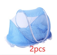 Foldable Baby Bed Net – 2-Piece Set with Pillow & Mosquito Protection | Baby JackPot™