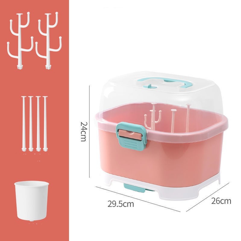 Multifunctional Drain Baby Supplies Bottle Drying Rack Storage Box  |Baby JackPot™