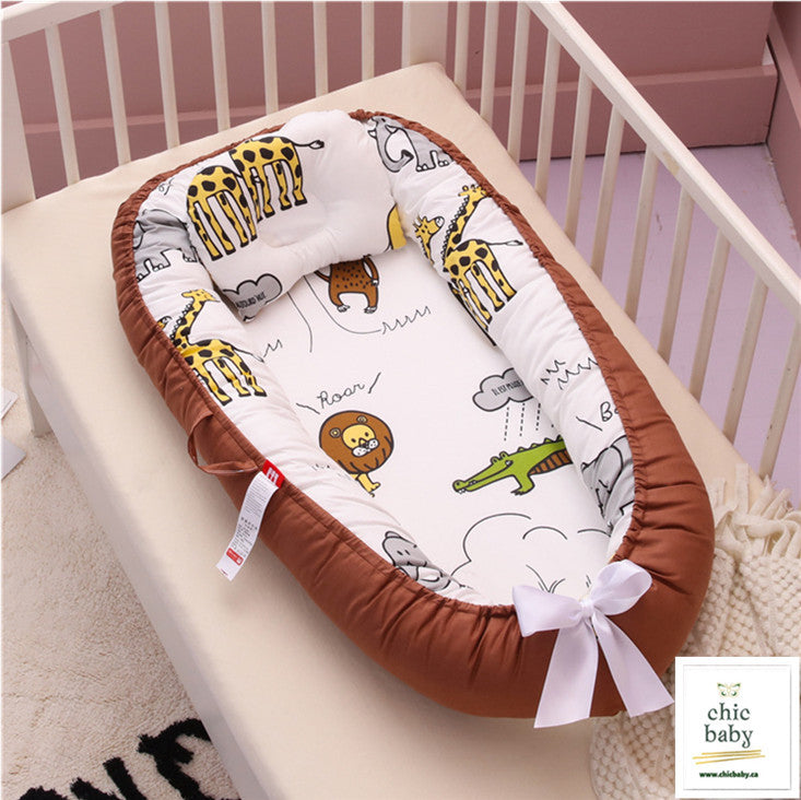 Portable Baby Crib – Removable & Washable Travel Bed | Baby JackPot