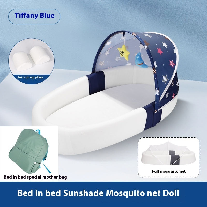 Baby Bed Foldable Portable Anti-pressure |  Baby JackPot™