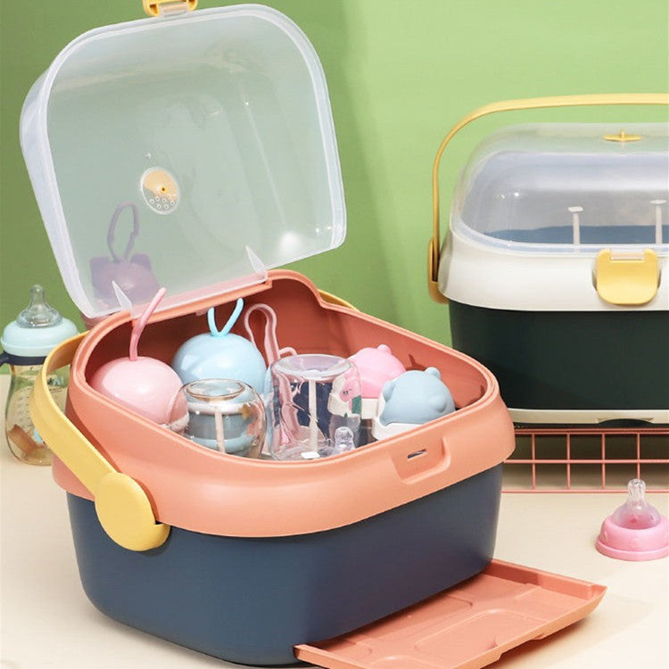 Multifunctional Drain Baby Supplies Bottle Drying Rack Storage Box  |Baby JackPot™